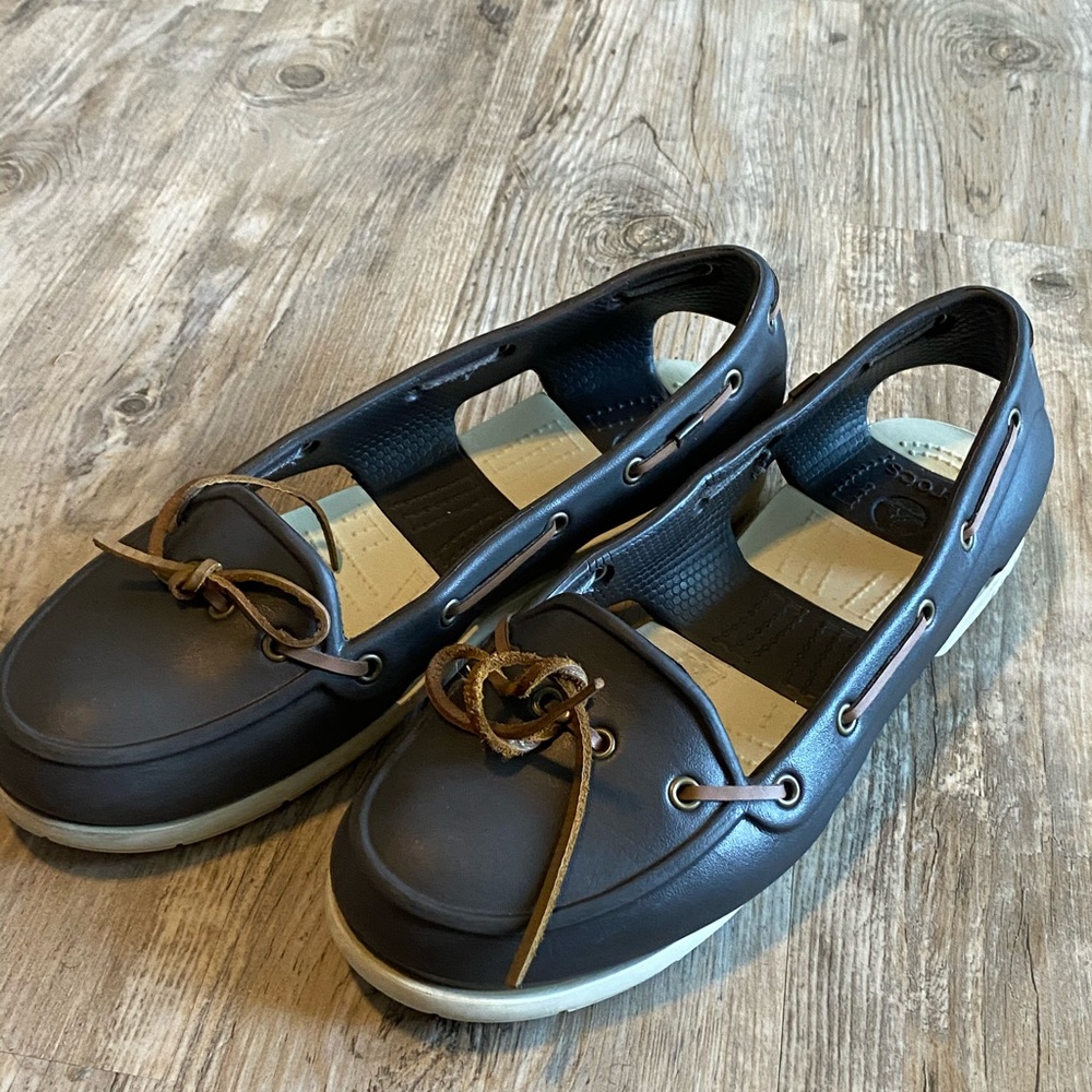 Crocs boat shoes